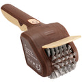 BBQ Grill Brush for Outdoor Grill, Cordless Electric Grill Cleaner, Rechargeable Grill Cleaning Stainless Steel Brush, Grill Scraper, BBQ Accessories Brown