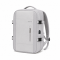 Large Capacity Expandable Carry-On Travel Backpack with USB Port and Luggage Sleeve