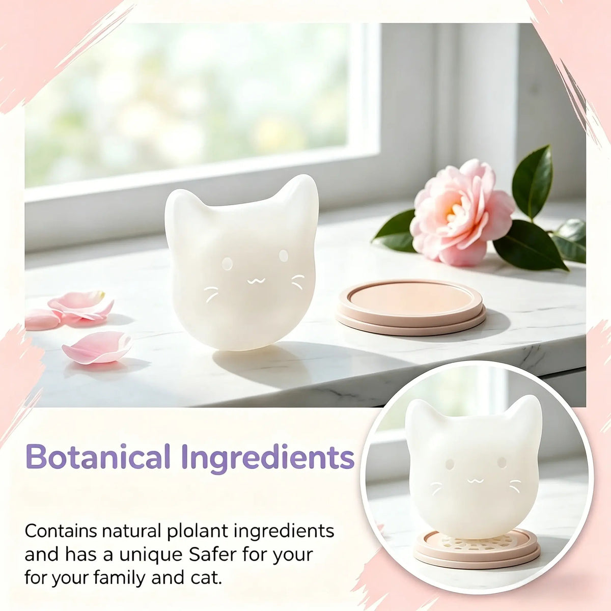 2PCS Universal Deodorizing Pods, Long-Lasting Scent Odor Remover for Fumoi Automatic Cat Litter Box