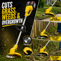 Cordless Mini Chainsaw Pruning Saw with 2 Batteries, Charger, Case and Extra Chain  Description