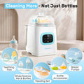 4-in-1 Baby Bottle Washer, Steam Sterilizer & Dryer with 60 Cleaning Tablets – 11 Modes