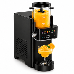 All-in-1 Slushie & Ice Cream Maker, Rapid Cooling, No Ice Needed, Easy Clean - Black