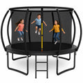 Outdoor Trampoline with Enclosure Net, ASTM & CPSIA Certified Heavy-Duty Backyard Trampoline for Kids