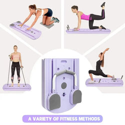 Adjustable Flat Ab Board for Core Workout, Foldable Sit Up Bench for Home Fitness Training and Body Shaping